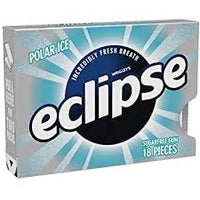 Wrigley's Eclipse, Polar Ice Sugar Free Gum, 18 Sticks DLC: 05/FEB/20