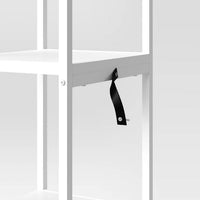 
              72" Loring Narrow Bookcase White - Project 62a
            