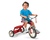 
              Radio Flyer, tricycle à deux ponts rouge classique, roue avant de 12 po, rouge. MOUA
            