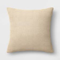 Washed Linen Square Throw Pillow Neutral - Threshold