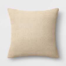 Washed Linen Square Throw Pillow Neutral - Threshold
