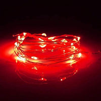
              Starry Lights Warm White LED Lights Battery Operated Indoor 6 Ft red wire
            
