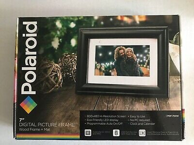 Digital Photo Frame Screen Black - Polaroid (Please be advised that sets may be missing pieces or otherwise incomplete.)