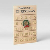 Wood Countdown Calendar - Thresholda