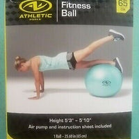 Athletic Works 65cm Exercise Yoga Ball