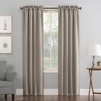 84"x40" Kenneth Energy Saving Blackout Rod Pocket Curtain Panel Blue - Sun Zero (Please be advised that sets may be missing pieces or otherwise incomplete.)
