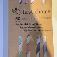 Pailles en papier 50pcs