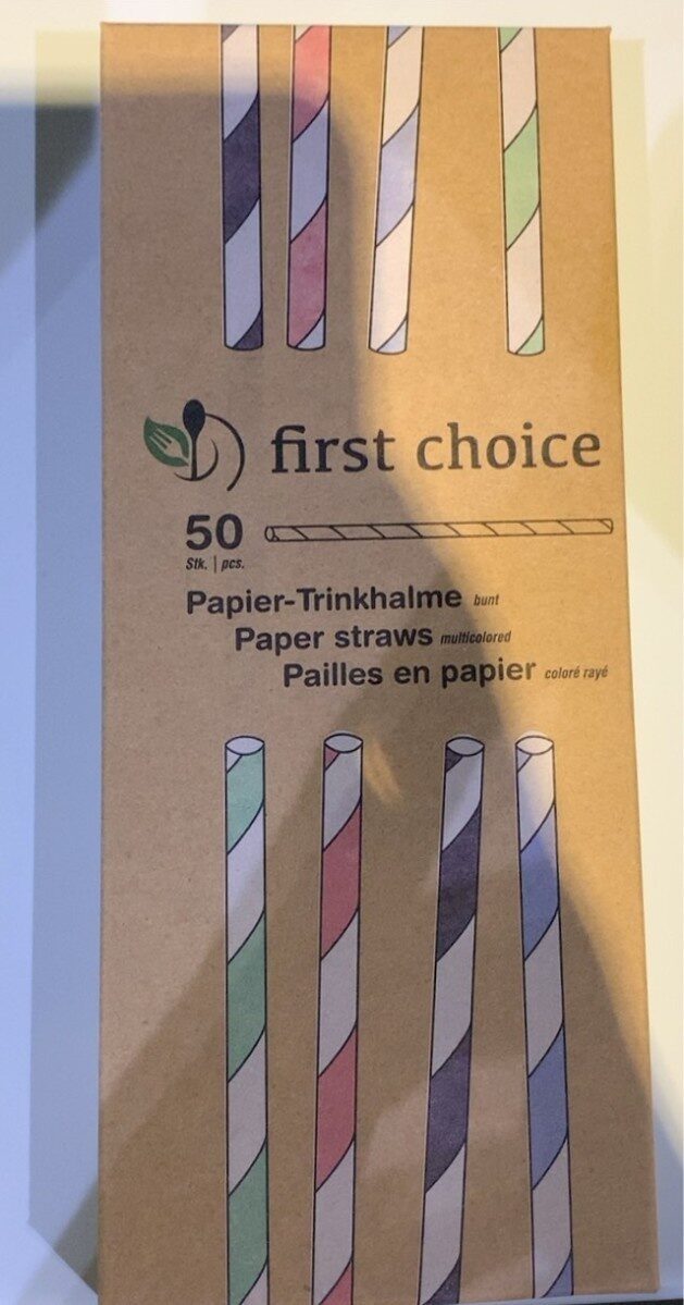 Pailles en papier 50pcs