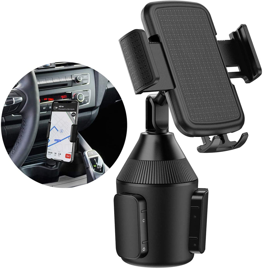 Car Cup Holder Phone Mount Phone Holder for Car iPhone 12/11 Pro Max/Xs/Max/X/XR ,Samsung Note 10/9/ S21+/S20/ S10/ S9/ S9+ by DALUZ