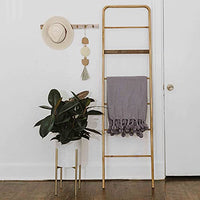 
              Échelle/porte-serviettes en bois principal + Mesa, sombre
            