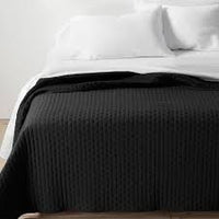 King Cashmere Blend Quilt Washed Black - Casaluna™