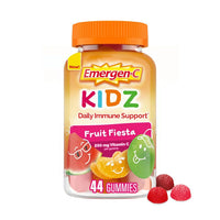 
              Emergen-C Kidz Daily Immune Support Dietary Supplements with Vitamin C, Fruit Fiesta - 44 Count DLC : APR-23
            