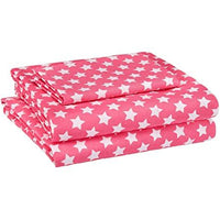 
              Twin Printed Pattern Microfiber Sheet Set Pink Leopard - Betseyville
            