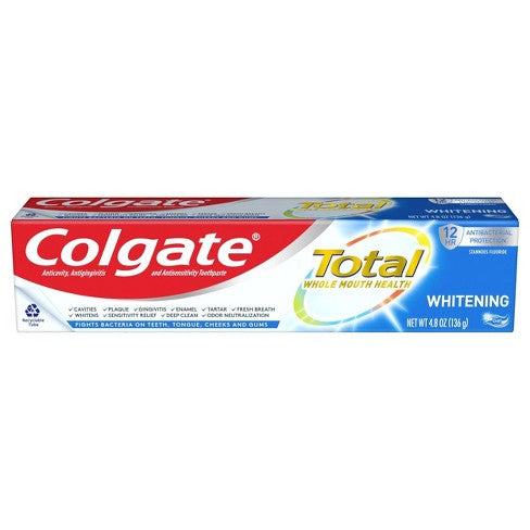 Colgate Total Whitening 6.0oz(181g) DLC: Déc26