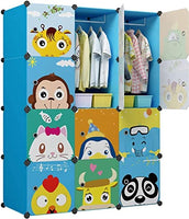 
              KOUSI Portable Clothes Closet Wardrobe Armoire Dresser Model 12-5-1
            