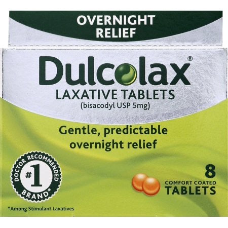 Dulcolax Laxative Tablets, 8ct