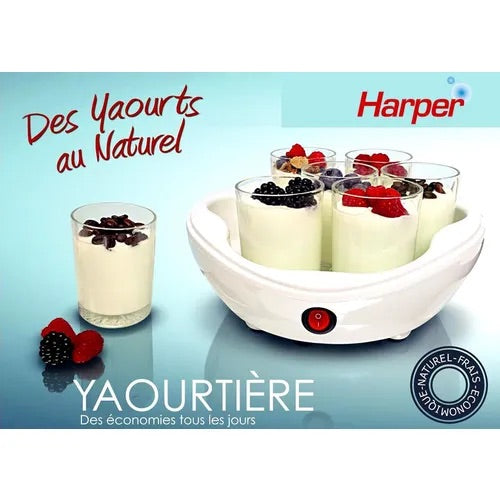 Harper Y-M7 - Yaourtière 7 pots