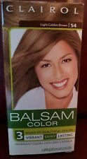 Clairol Balsam Hair Color, 54 Light Golden Brown, 1 Kit