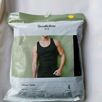 Goodfellow & Co. Black Classic Tanks 4 Pack Small 34-36 NWT