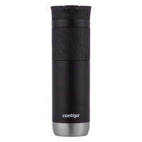 Contigo 24oz SnapSeal Insulated Stainless Steel Travel Mug, Black Licorice