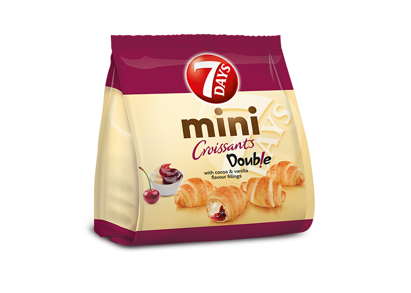7 Days Mini Croissant Double With Cherry & Vanilla Flavor Fillings(65g) DLC: 27/11/23