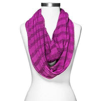 Merona Women's Purple Wrap Perforated jersey Knit Infinity Scarf
