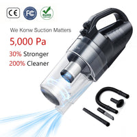 
              Holsea Car Vacuum Cleaner, 5000Pa 80W DC 12V Portable Handheld
            