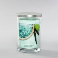 19oz Pillar Candle Sea Salt Vanilla - Home Scents By Chesapeake Bay Candle