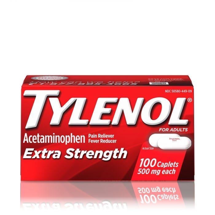 Tyelnol Extra Strength 500mg, 24 CT DLC: Août28