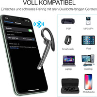 YYK? 525 Casque d'affaires, écouteurs sans fil Over Ear avec micro, Bluetooth5.1