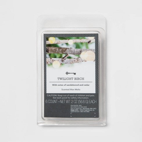 6ct Twilight Birch Scented Wax Melts - Threshold