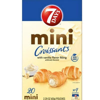7Days Mini Croissants w/ Vanilla Flavor Filling 65g DLC: 09/30/23