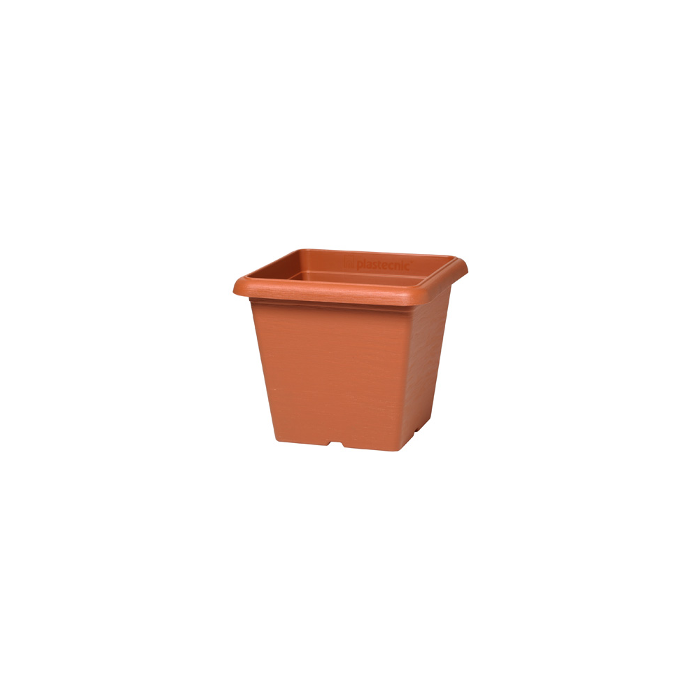 Promo * Plastecnic Vaso Quadro Terrae Terracotta 30cm/ 12L