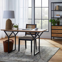 South Coast Large Writing Desk Brown - Threshold designed with Studio BKO