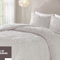 AMBER duvet cover setTFTD K/CK CHNL DC SET WHT