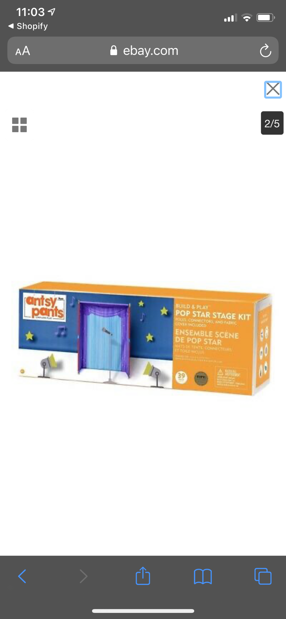 Antsy Pants Build and Play POP Star Stage Kit
