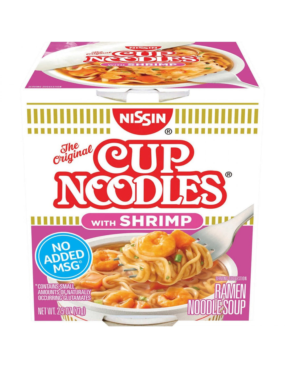 Nissin® Shrimp Cup Noodles® 71g DLC: 01-DEC-23