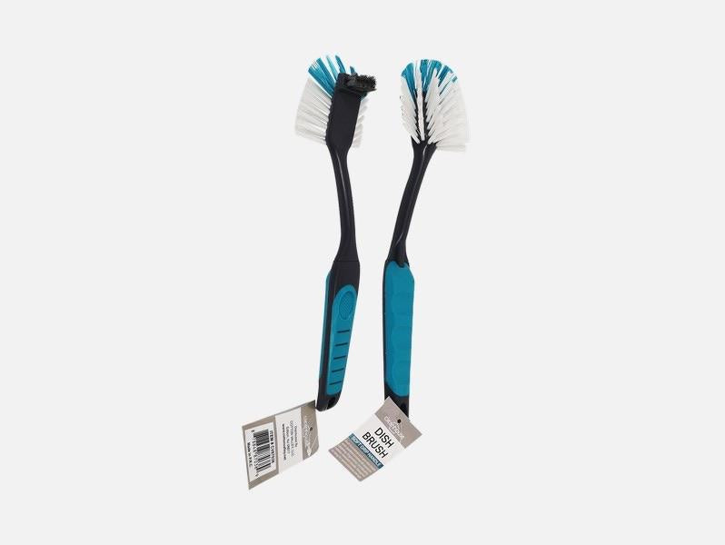 Tpr Dish Brush With  Soft Grip Handle
