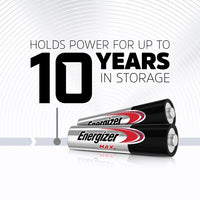 
              Batteries Energizer MAX AAA (paquet de 8), piles alcalines triple A
            