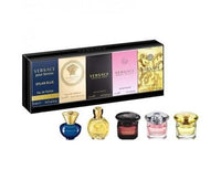 
              Gianni Versace Dylan Blue 5 Pc. Gift Set for Unisex | Eros EDT 0.17oz + Bright Crystal EDT 0.17oz + Dylan Blue EDT 0.17oz + Dylan Blue EDP 0.17oz
            