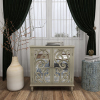 
              Wood Glam Cabinet
            
