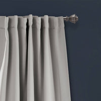 
              52"x95" Insulated Back Tab Blackout Window Curtain Panels - Lush Décor
            