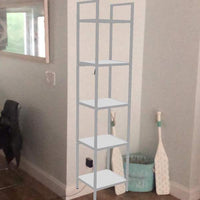 
              72" Loring Narrow Bookcase White - Project 62a
            