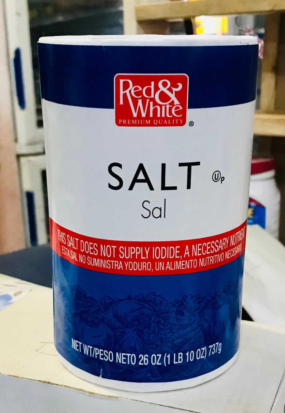 Plain Red & White Salt Sal 737g MAY 27