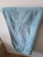 
              Hotel Style Turkish Cotton Textured Bath Towel Collection, Bath Towel, Teal - 1
            