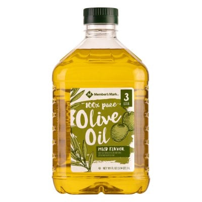 Member's Mark 100% Pure Olive Oil (3 L) DLC:11/24/20