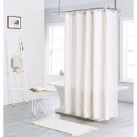 Wave Lines Shower Curtain Green - Threshold