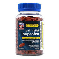 Ibuprofen 200 mg - 500 Coated Brown Caplets DLC: 08/23