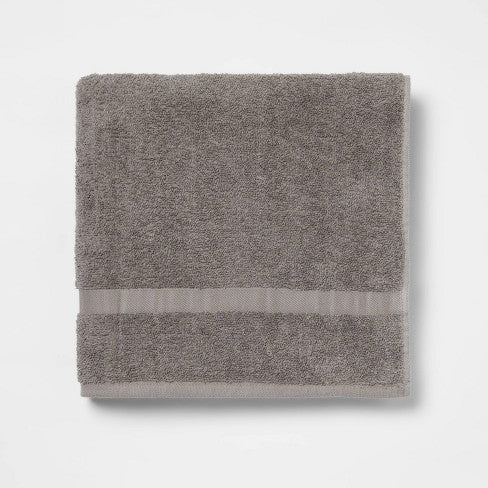 Bath Towel Dark Gray - Room Essentials