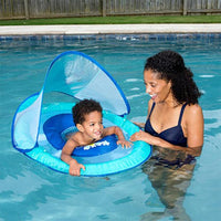 SwimWays Baby Spring Float Sun Canopy, Blue
